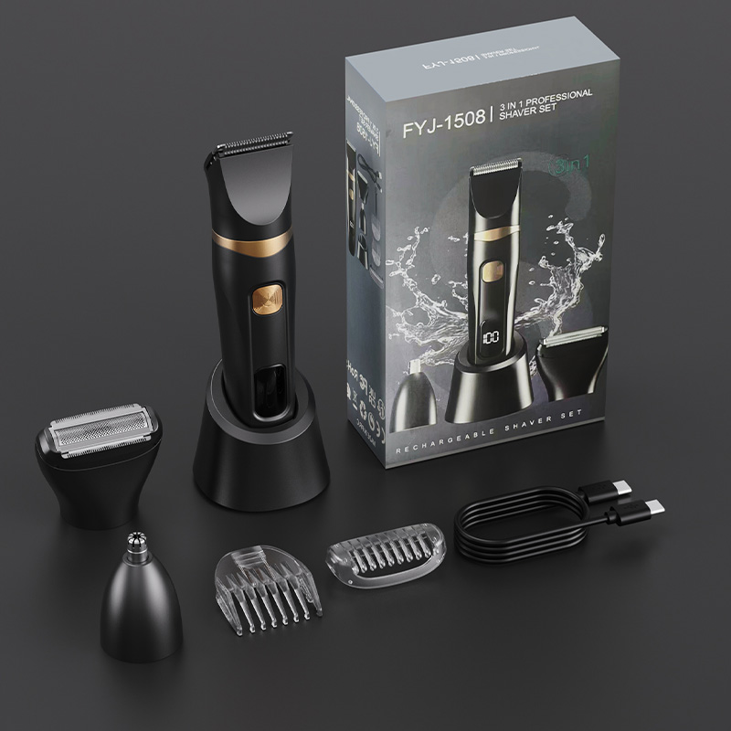 3‑Pcs Household Electric Groom - Mens Grooming Travel Kit recension och pris