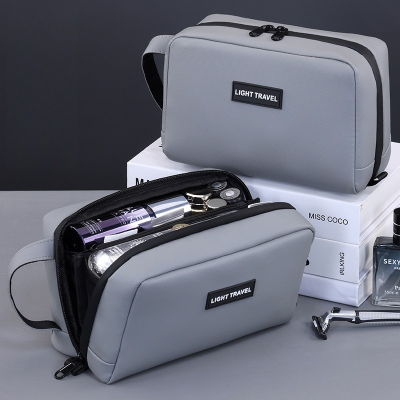 Waterproof Handheld Makeup Bag - Mens Grooming Kit Bag recension och pris