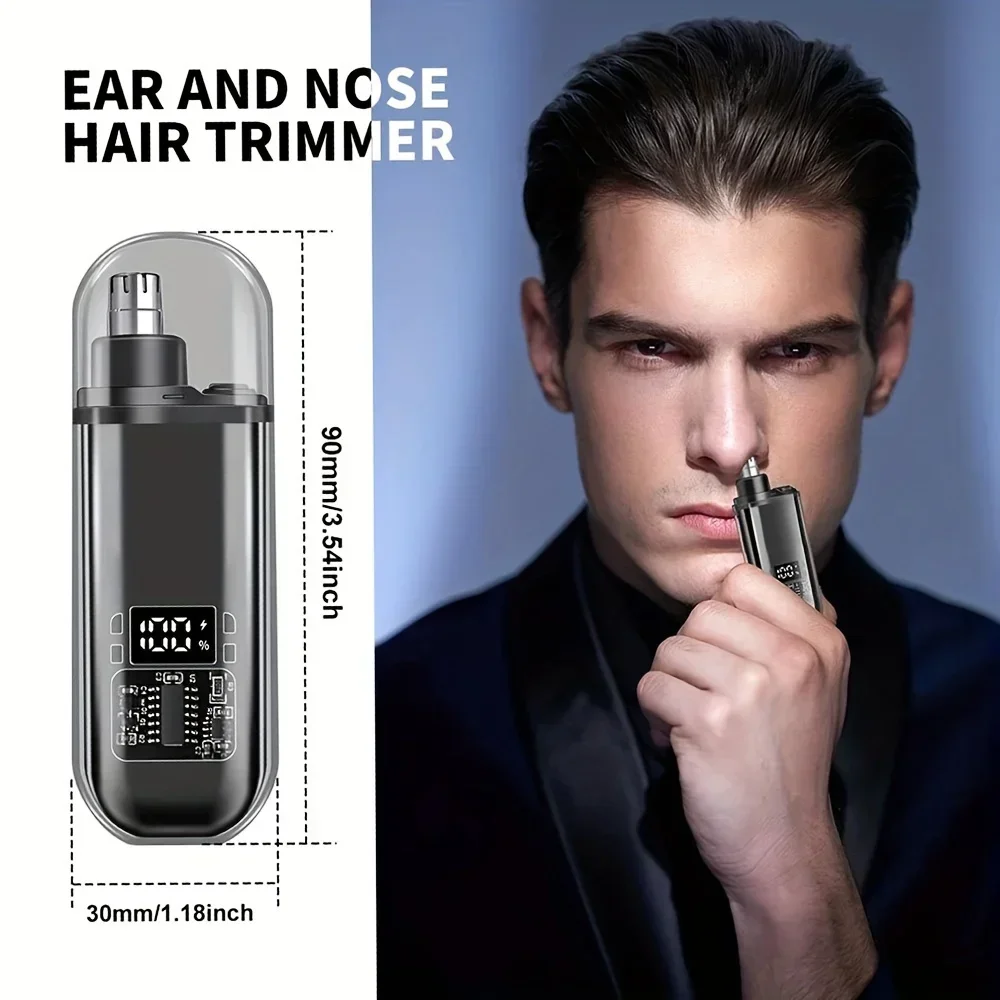 USB C Rechargeable Nose Ear Ha - Mens Grooming Kit Bag recension och pris