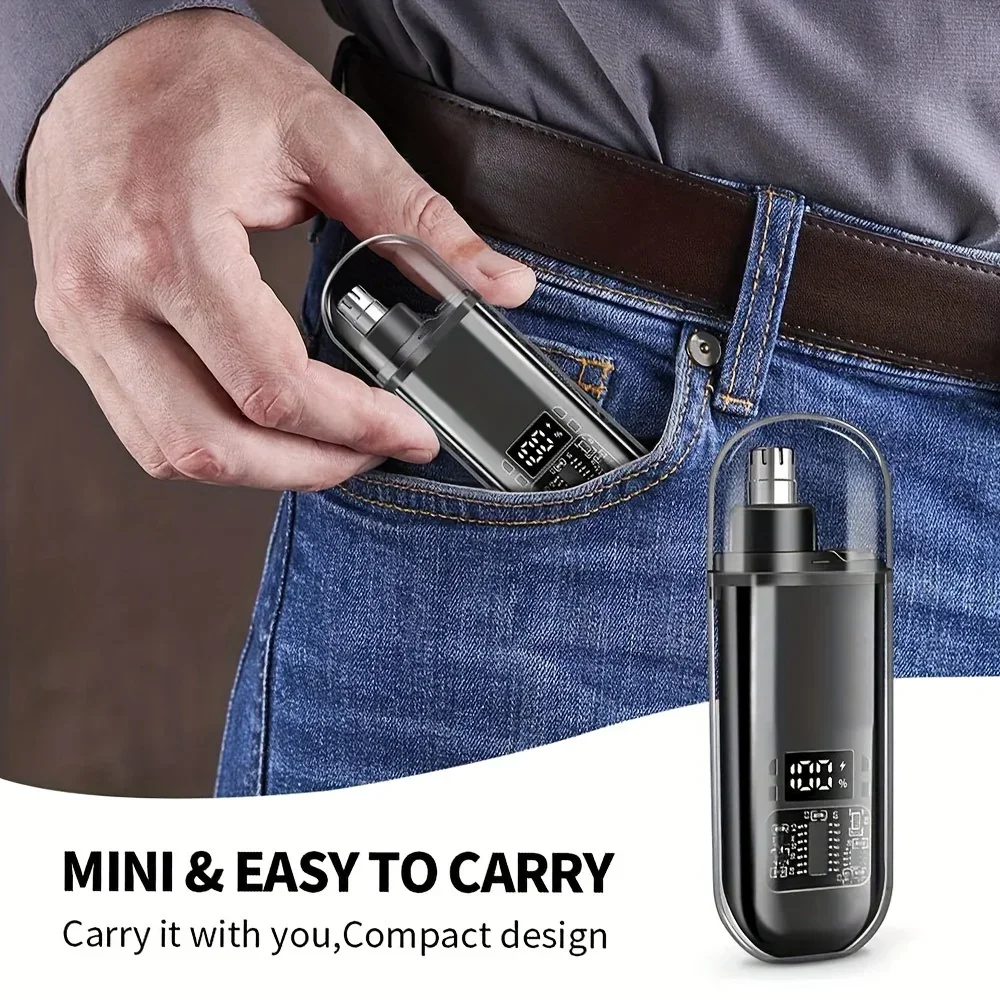 USB C Rechargeable Nose Ear Ha - Mens Grooming Kit Bag recension och pris