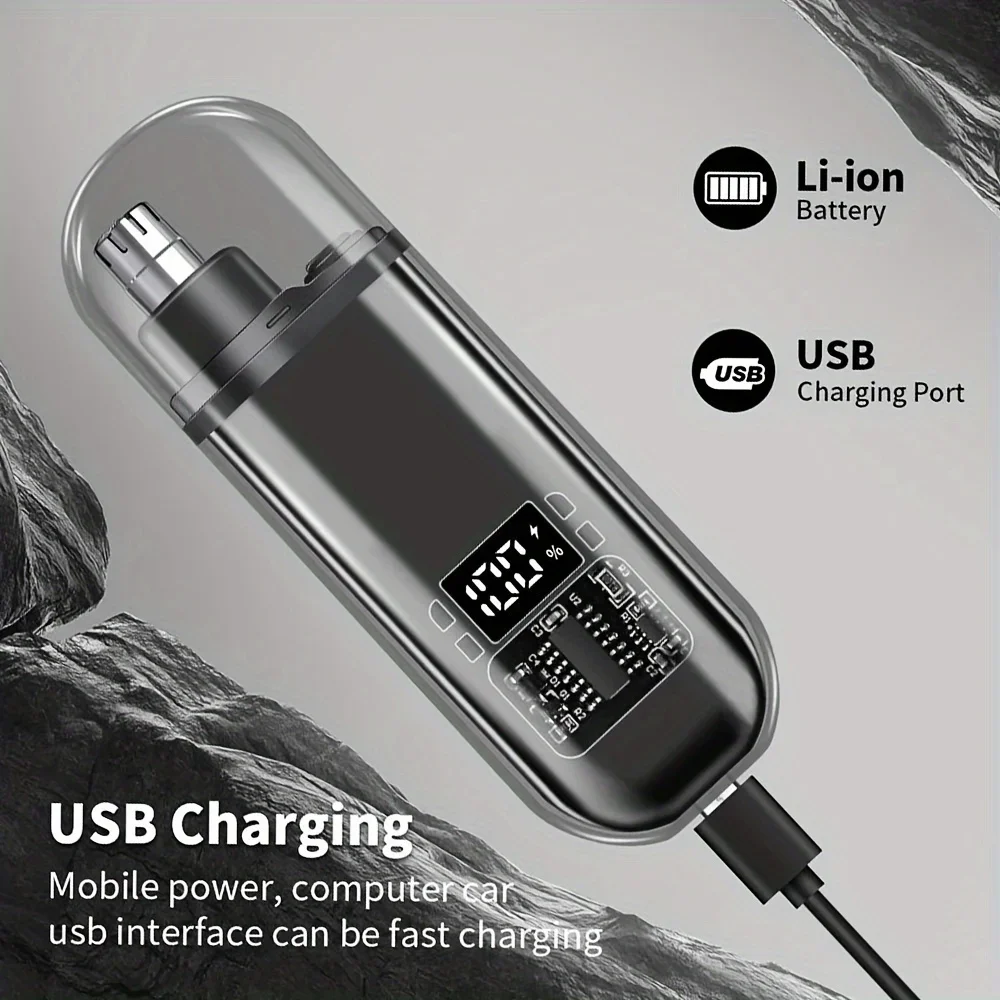 USB C Rechargeable Nose Ear Ha - Mens Grooming Kit Bag recension och pris