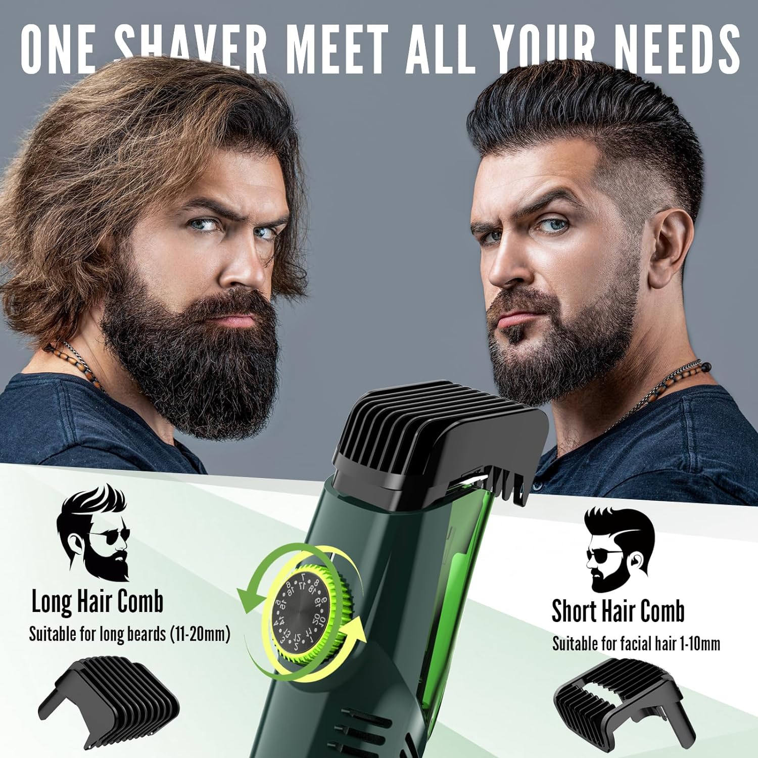 Hatteker Beard Trimmer for Men - Mens Grooming Kit Bag recension och pris