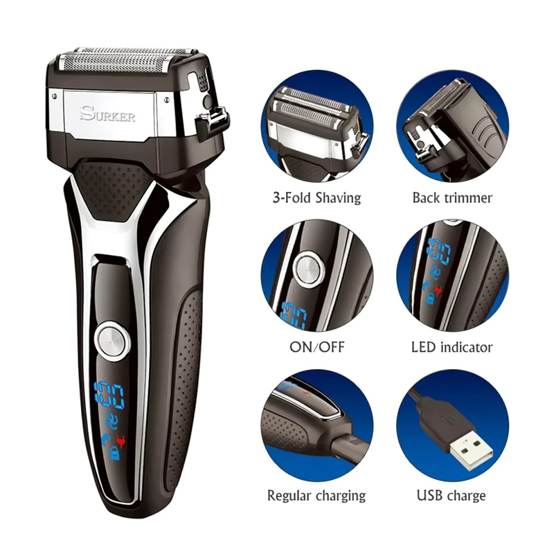 Surker Electric Shaver for Men - Men'S Grooming Essentials recension och pris