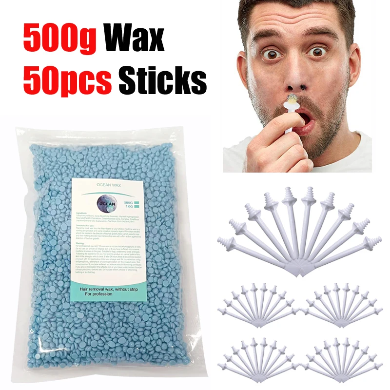 Portable Nasal Wax Kit 50g-500 - Mens Grooming Kit Bag recension och pris