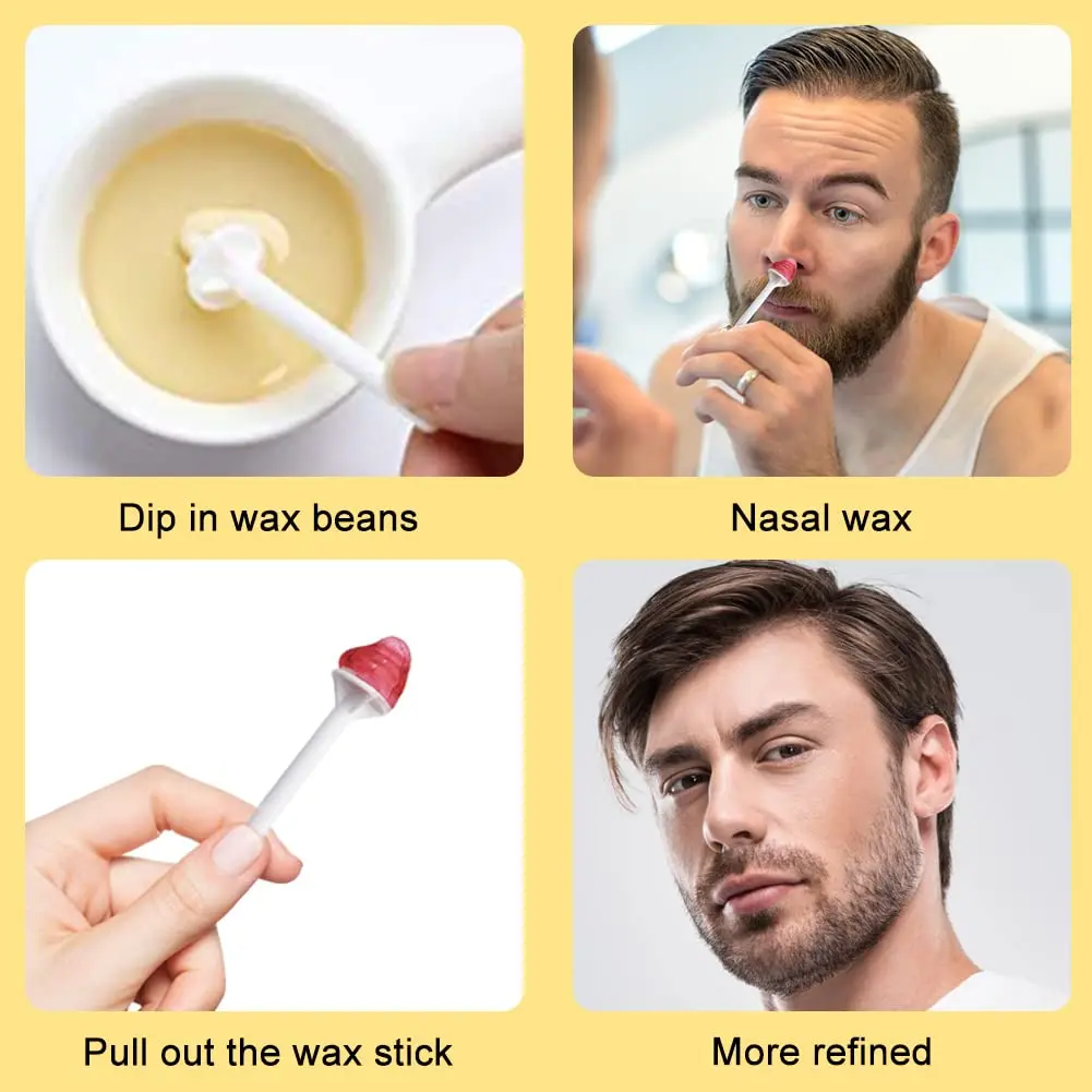Portable Nasal Wax Kit 50g-500 - Mens Grooming Kit Bag recension och pris